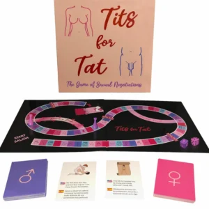 Kheper Games Tits for Tat Couples Communication Board Game Set