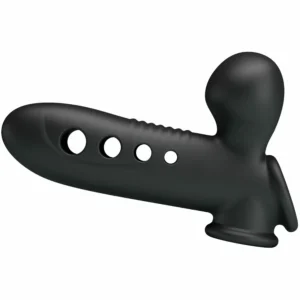 Pretty Love Crane Silicone Extension Sleeve with Adjustable Airbag Black