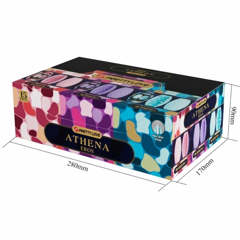 Pretty Love Athena Eros Pack 15 Textured Intimate Devices for Men