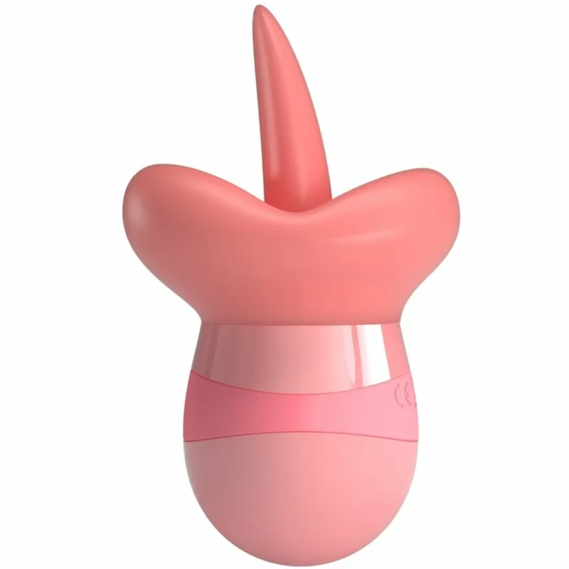 Pretty Love Kylee Tongue-Style Clitoral Stimulator 10 Modes Nude Pink