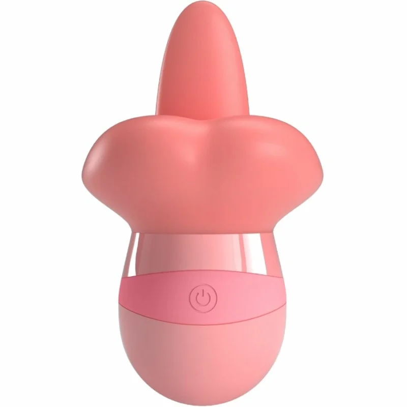 Pretty Love Kylee Tongue-Style Clitoral Stimulator 10 Modes Nude Pink