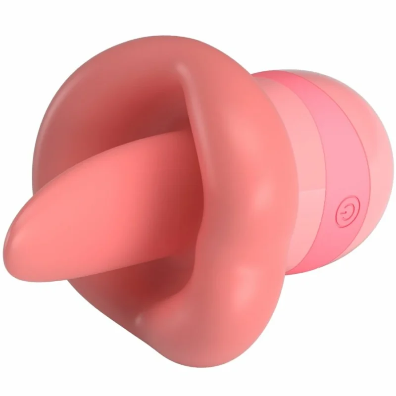 Pretty Love Kylee Tongue-Style Clitoral Stimulator 10 Modes Nude Pink