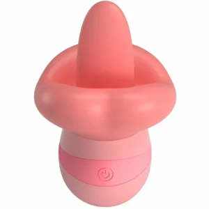 Pretty Love Kylee Tongue-Style Clitoral Stimulator 10 Modes Nude Pink