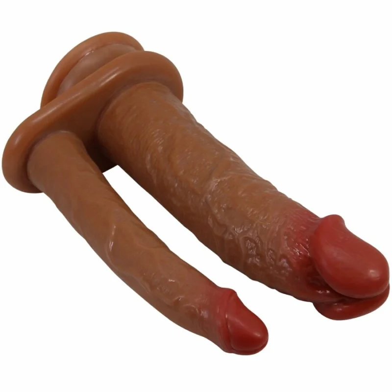 Pretty Love Goran Anatomical Double-Shaped TPR Model, Natural Mulato