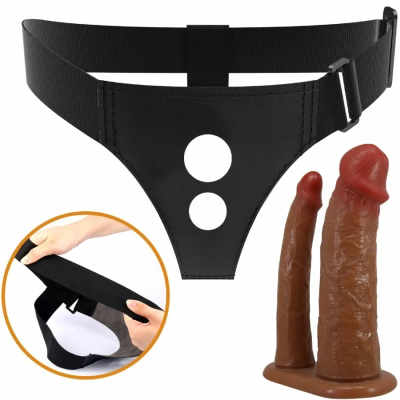 Pretty Love Keaven Adjustable Harness with Dual Extensions, Brown