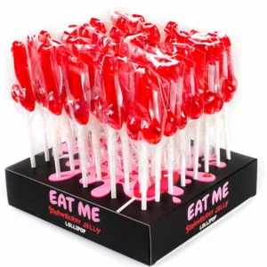 Secret Play Strawberry-Shaped Lollipops Display 40 pcs 26g