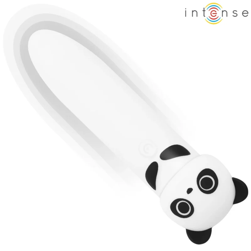 Intense POH Panda USB Rechargeable Vibrating Mini Bullet 10 cm Black