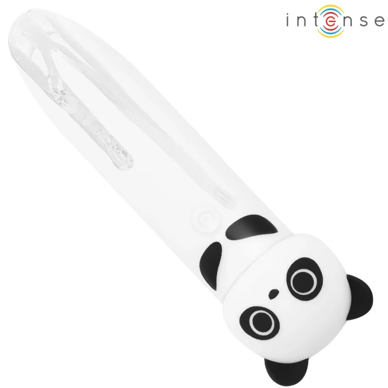 Intense POH Panda USB Rechargeable Vibrating Mini Bullet 10 cm Black