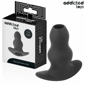 Addicted Toys Silicone Hollow Anal Plug S 7.3 cm - Compact Ergonomic Model