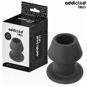 Addicted Toys Extreme Hollow Plug Silicone M 8.7cm - Anatomical Design