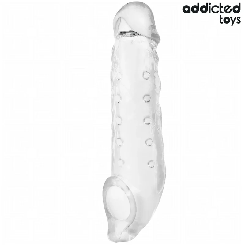 Addicted Toys Permatoma prailginimo rankovė S 23 cm anatomiškai tinka