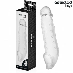 Addicted Toys Permatoma prailginimo rankovė S 23 cm anatomiškai tinka