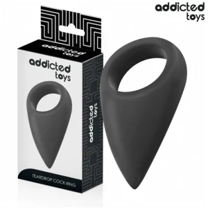 Addicted Toys Teardrop-Shaped Intimate Support Ring - Flexible Silicone, 50mm