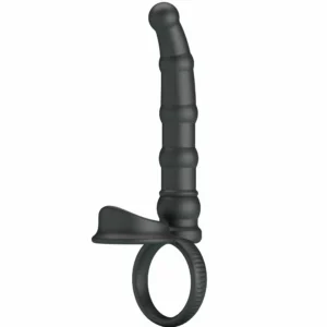 Pretty Love Tatum Black Silicone Intimate Ring 10-Mode Vibrating System