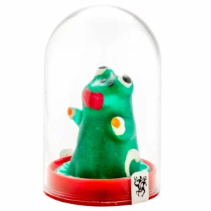 CONDOMERIE Hand-Painted Decorative Latex Condom - Frog Design, Model 1