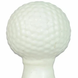 CONDOMERIE Hand-Painted Decorative Latex Golf Ball Theme, White, Unique Edition