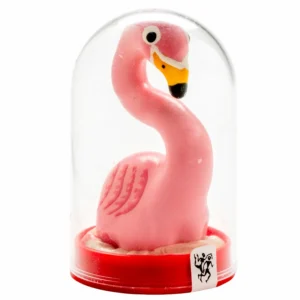 Condomerie rankomis dažyta flamingo rožinė meninė latekso dovana, Amsterdamo dizainas