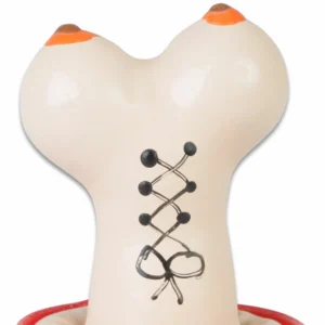 Condomerie Hand-Painted Decorative Condom Breasts Design - Unique Art Piece