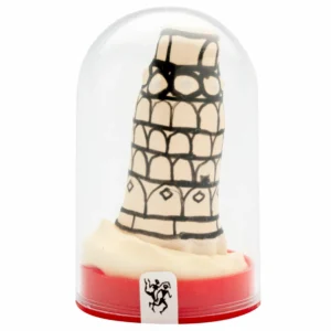 CONDOMERIE Hand-Painted Decorative Latex Condom Pisa Tower Art Edition