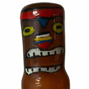 Condomerie Hand-Painted Decorative Condom Tiki Totem Hawaii Art 1pc