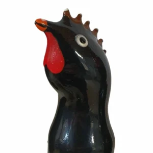 CONDOMERIE Hand-Painted Artistic Latex Model Black Rooster Amsterdam Style