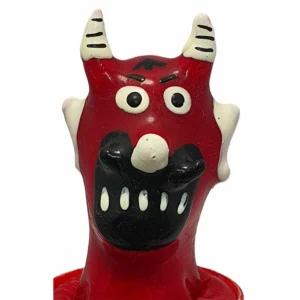 CONDOMERIE Hand-Painted Decorative Latex Cover Devils Mouth Art 2pcs