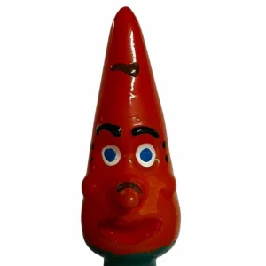 Condomerie Hand-Painted Novelty Latex Carrot XL - Artistic Gift Amsterdam