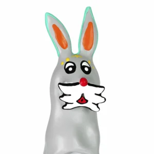 Condomerie Hand-Painted XL Decorative Latex Model Bunny Motif