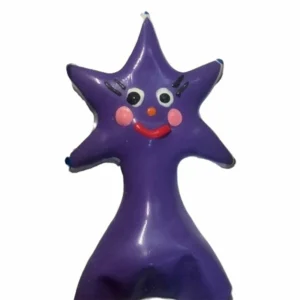 CONDAMERIE Hand-Painted Decorative Condom Happy Star XL Amsterdam Art
