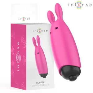 INTENSE Hopper Pink Vibrating Bullet | Compact Waterproof Silicone 8.3cm