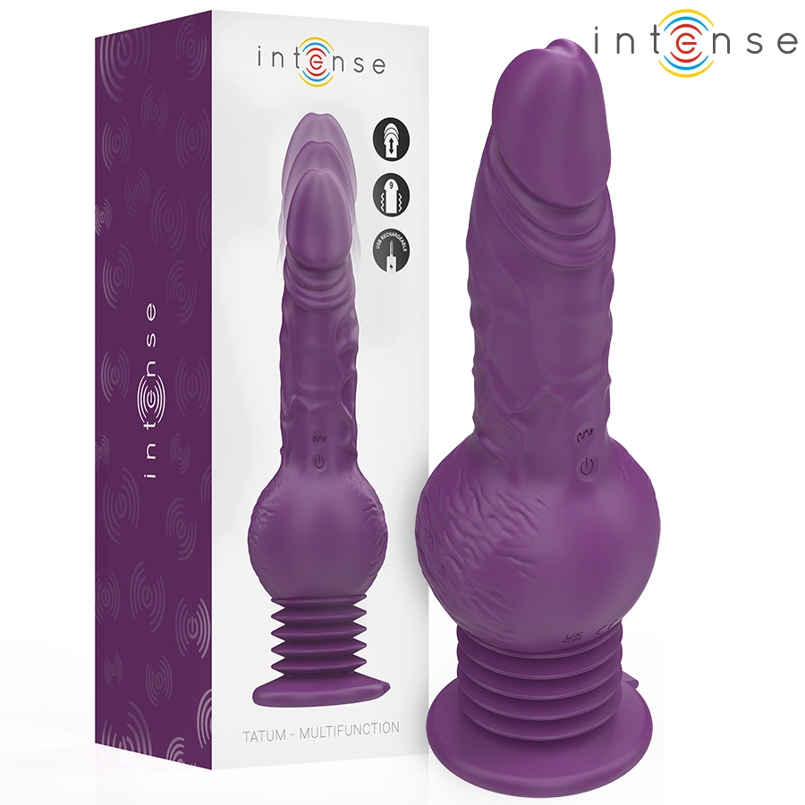 INTENSE Tatum Multifunction Up & Down Motion Vibrator 24cm Purple