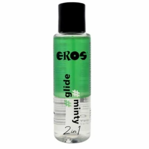 EROS 2 in 1 Minty Silicone-Based Lubricant 100ml Long-Lasting Formula