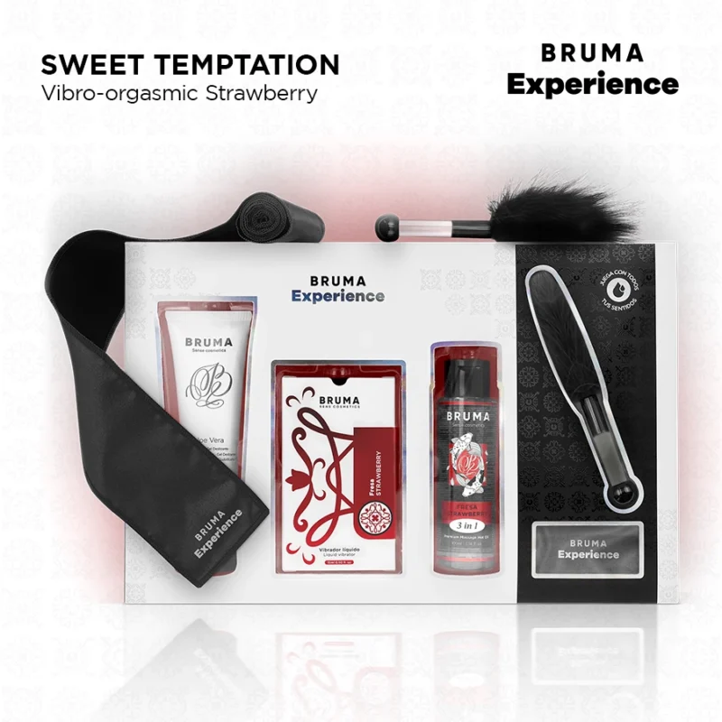 BRUMA Xperience Sweet Strawberry Sensation Set with Ultra Slip Gel