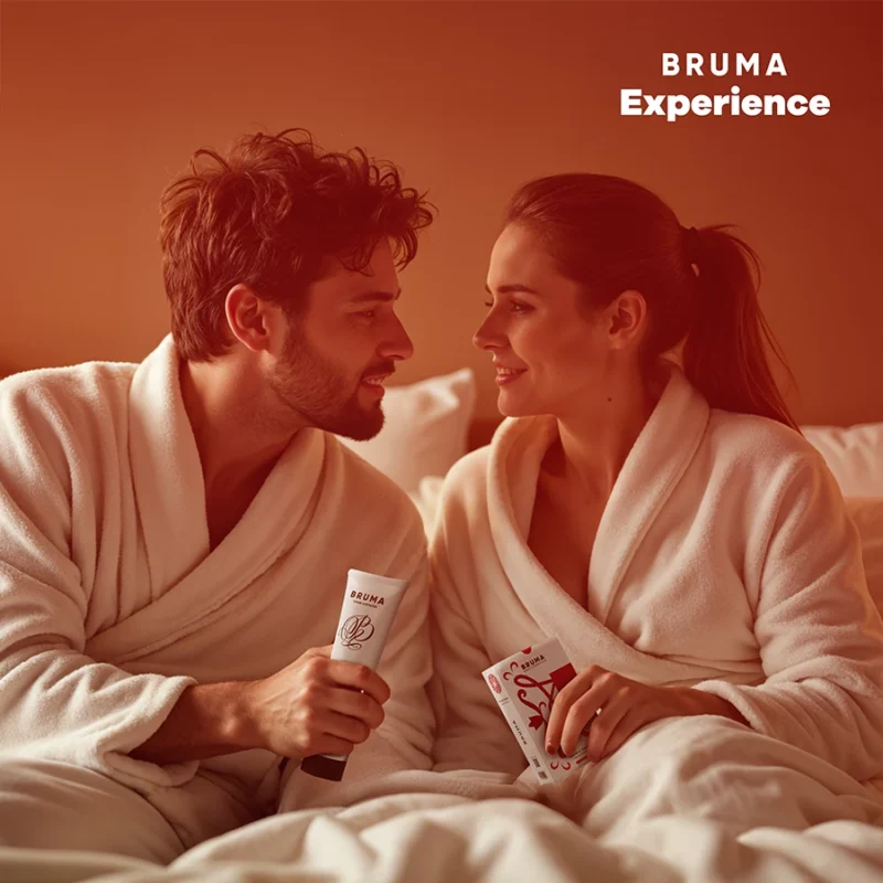 BRUMA Xperience Sweet Strawberry Sensation Set with Ultra Slip Gel