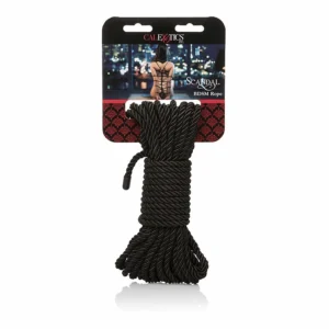 CalExotics Scandal Black Rope 10m - Versatile Bondage Accessory