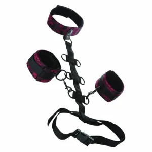 CalExotics Scandal Adjustable Collar Body Support Red & Black 50.75cm