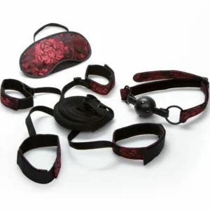 CalExotics Scandal Bed Support Kit - Adjustable Cross-Style System, Red/Black