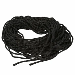 CalExotics Scandal Black Bondage Rope 50m - Durable Cotton Blend Restraint