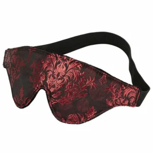CalExotics Scandal Blackout Eye Mask Red Details Adjustable Design