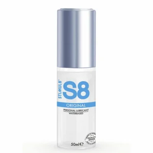 S8 Water-Based Lubricant 50 ml - Gentle Formula, Paraben-Free, Odorless