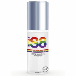 S8 Glide Pride Water-Based Lubricant 125ml - Extra Thick Formula