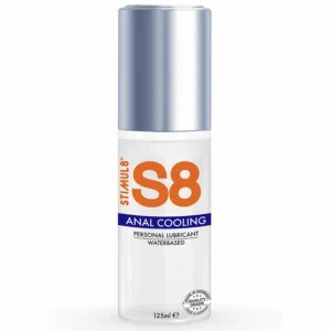 S8 Water-Based Anal Lubricant Cooling Effect 125ml - Paraben-Free Formula