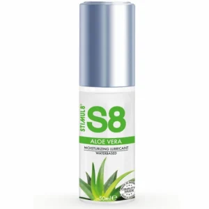 S8 Aloe Vera Lubricant Water-Based 50ml - Gentle Formula, Paraben-Free
