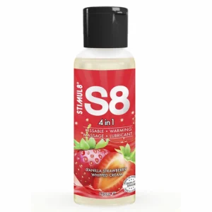 S8 4-in-1 Strawberry Dessert Lubricant & Massage Gel 125ml