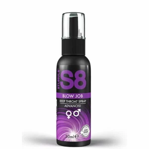 S8 Deep Throat Mint Spray 30ml - Refreshing Oral Comfort Formula