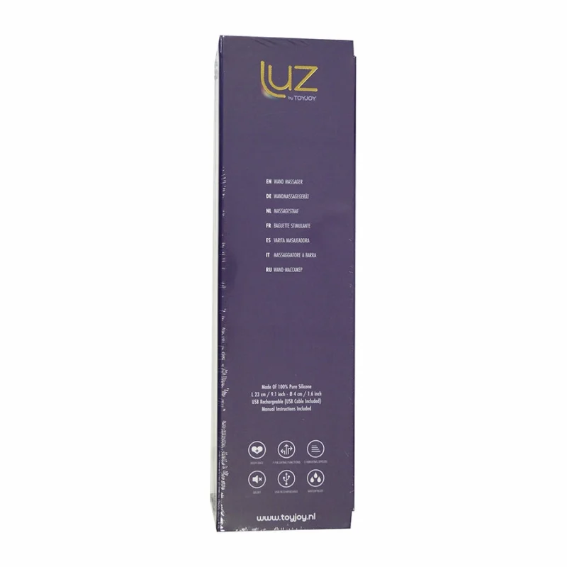 TOYJOY Zenith Wand Massager Black - Premium Silicone, LED, 23cm