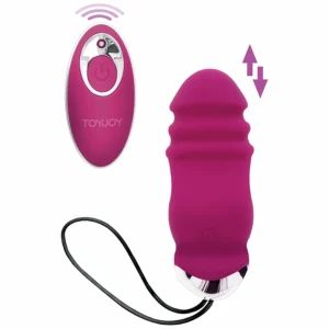 ToyJoy Sunny Side Up & Down Vibrating Egg Remote Control Fuchsia 8 Modes