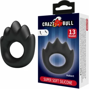 Crazy Bull Habert Silicone Adjustable Ring Model 13 - Black, 60x65mm