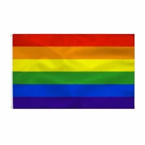 PRIDE Rainbow Flag 90x150 cm - Durable Multicolor Fabric Banner
