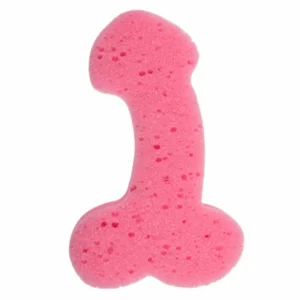 Diablo Picante Pink Foam Bath Sponge - Fun Party Gift, Lightweight Design